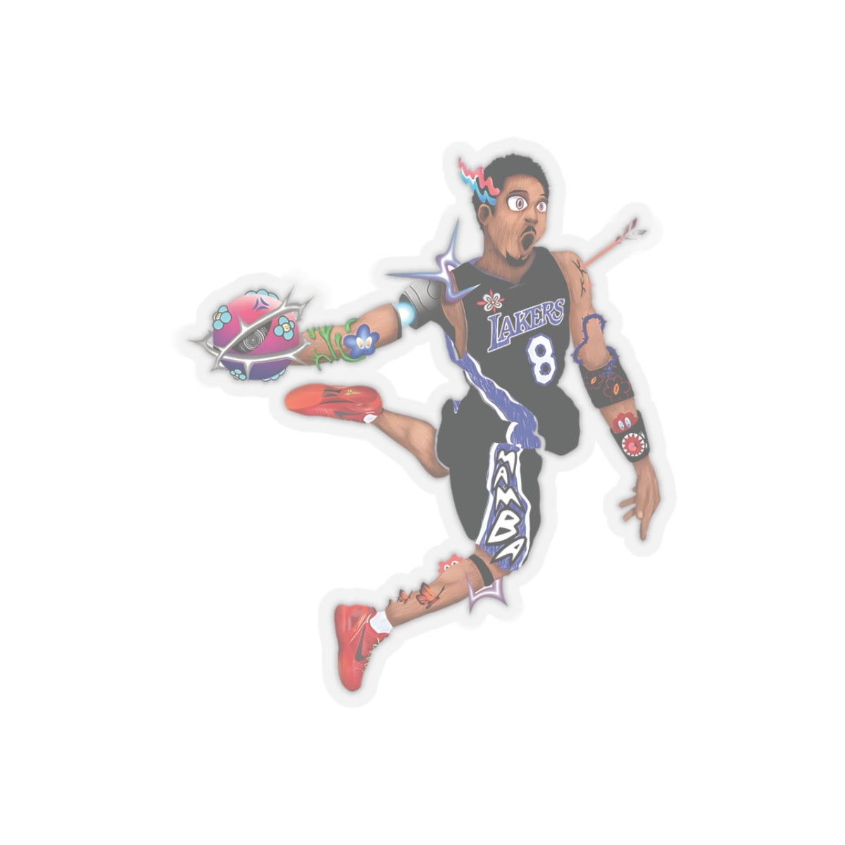 Kobe Bryant Lakers Sticker