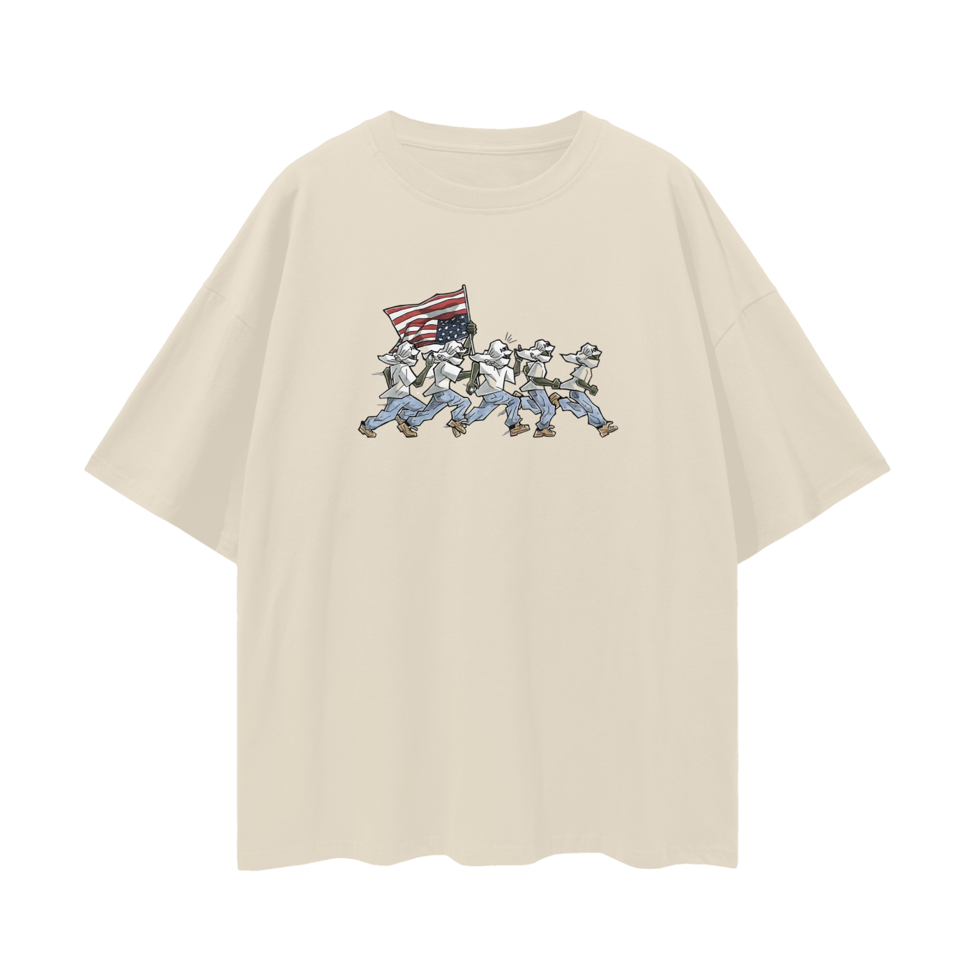 Asap Riot Running Man Oversized T Shirt