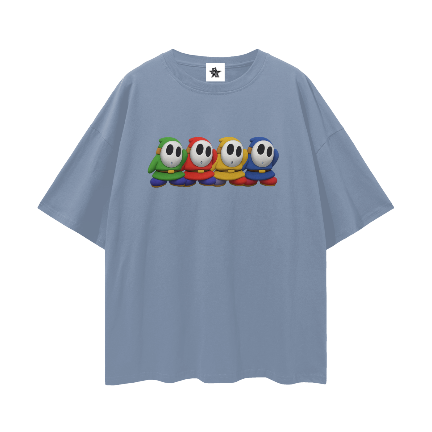Vintage/Y2K Shy Guy Mario Character Oversized T Shirt