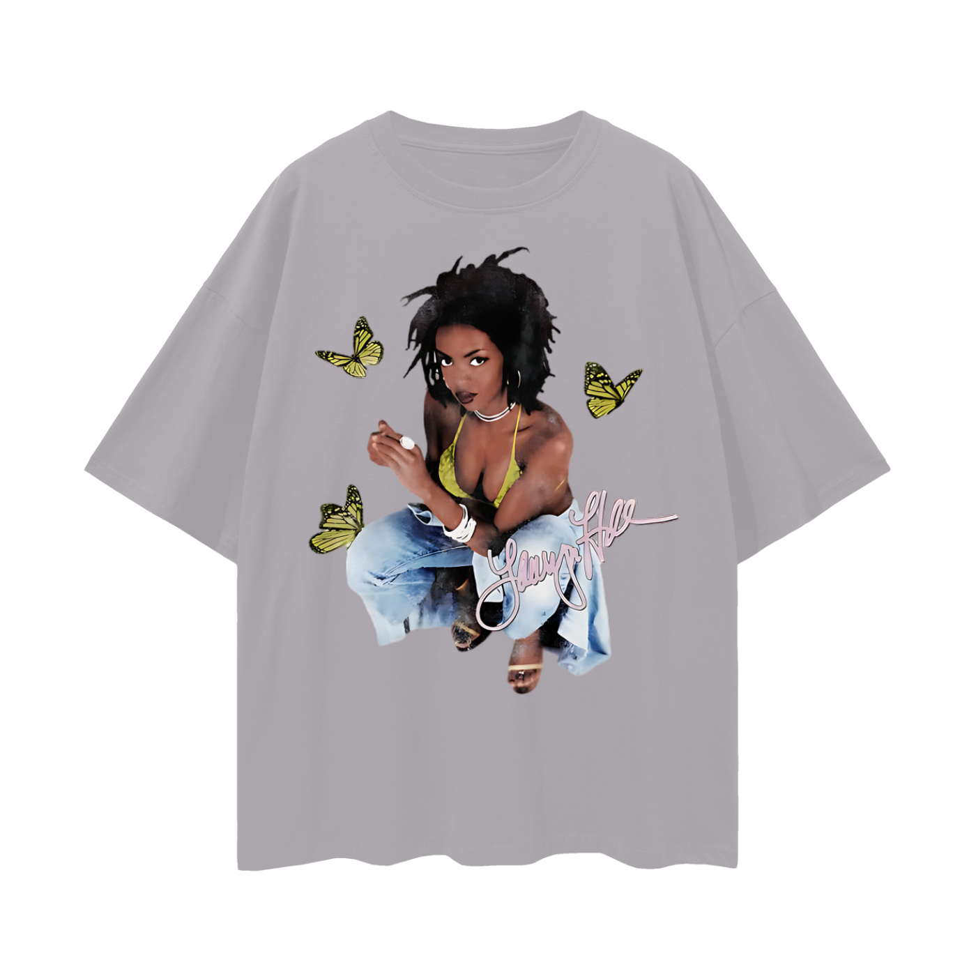 Vintage Like Boot Leg Lauryn Hill 90s Graphic Oversized T Shirt