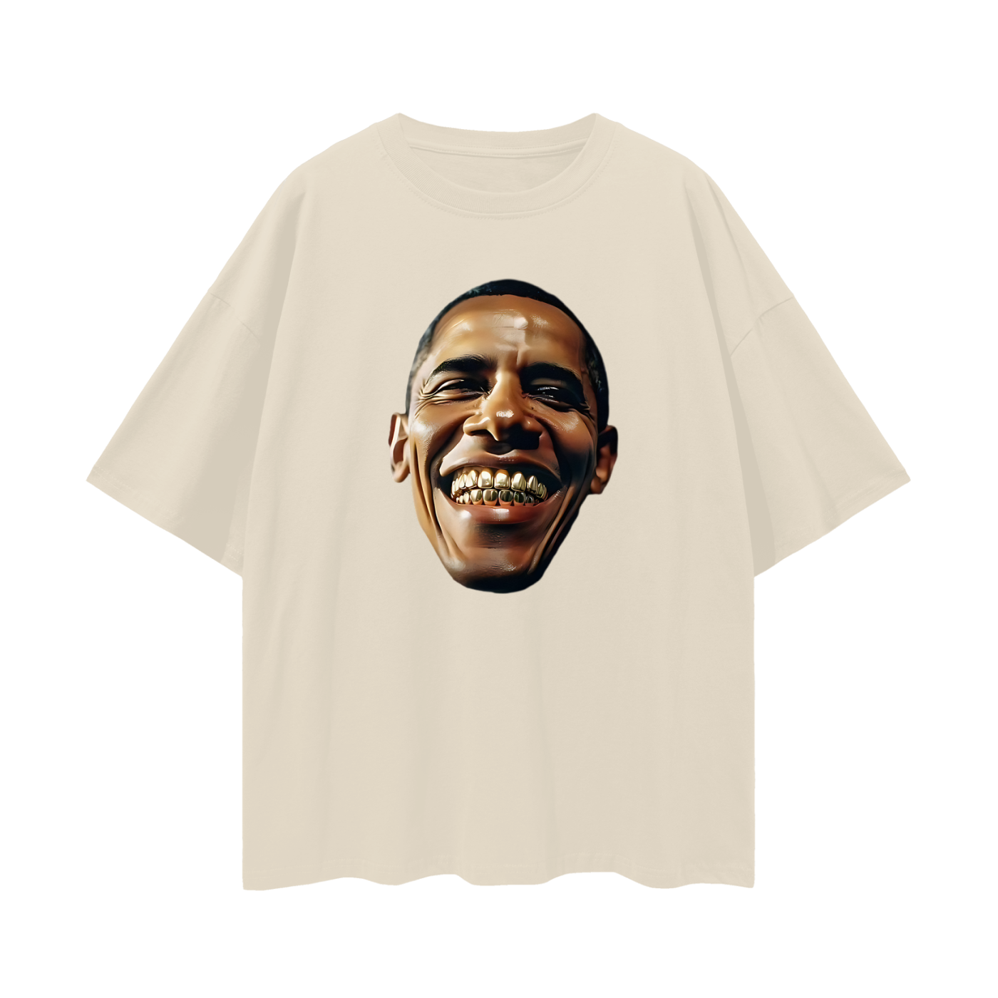Vintage Like Obama With Grillz Oversized T Shirt