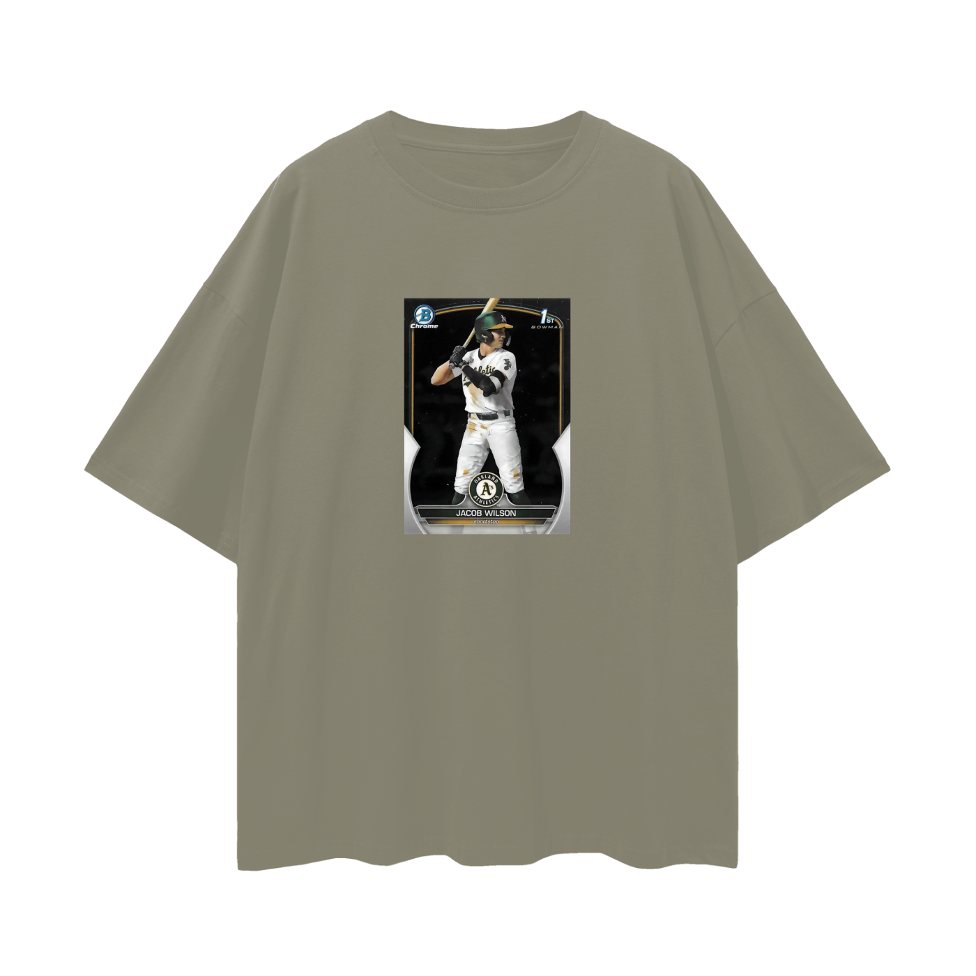 Jacob Wilson Athletics 1st Bowman T Shirt Vintage Like Graphic Oversized T Shirt