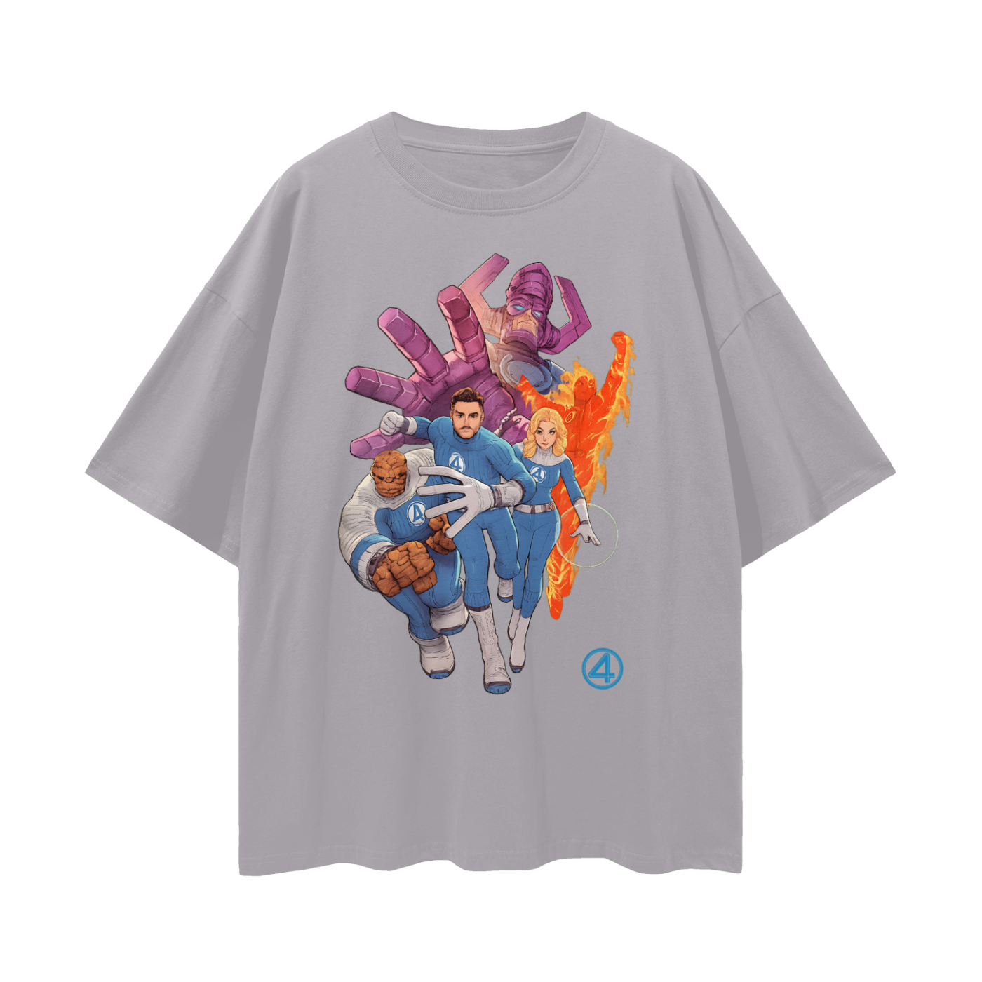 Vintage Like Galactus Fantastic 4 Graphic Oversized T Shirt