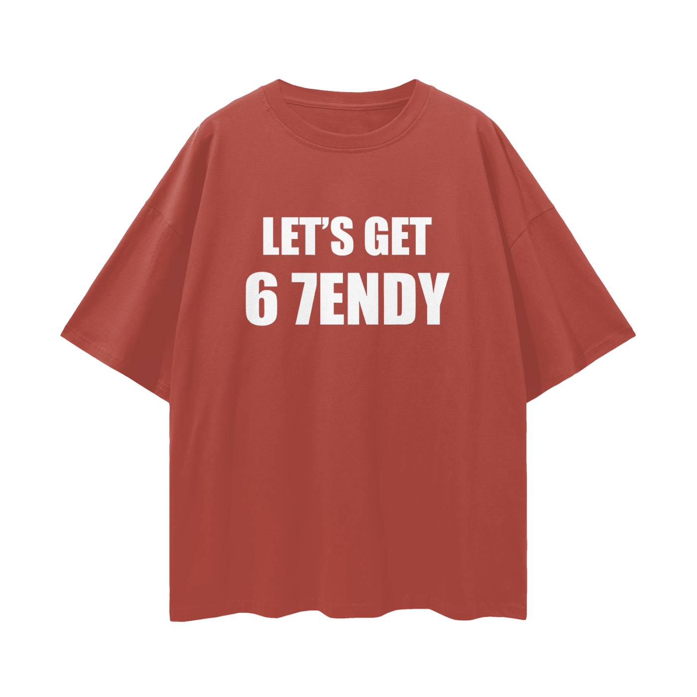Vintage/Y2K Funny Lets Get 6 7endy Oversized T Shirt