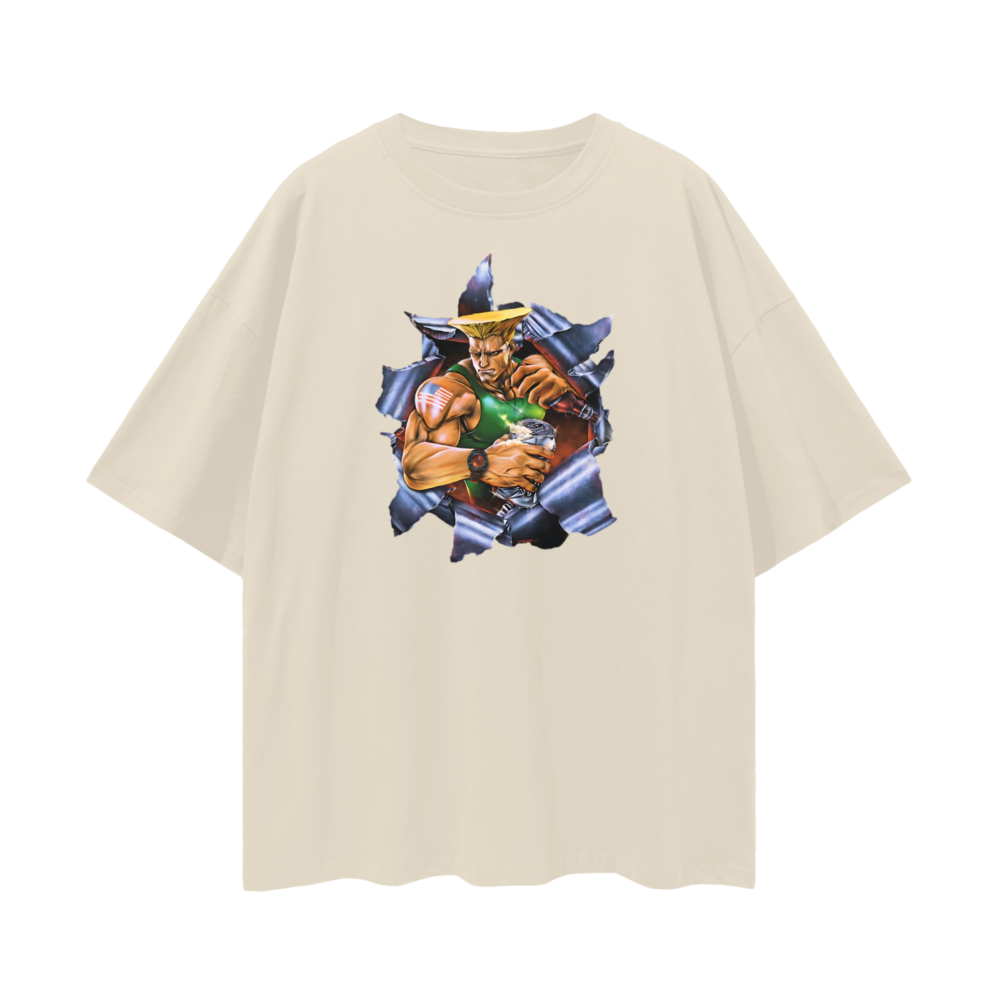 Vintage Like Buff Toy Soldier Oversized T Shirt