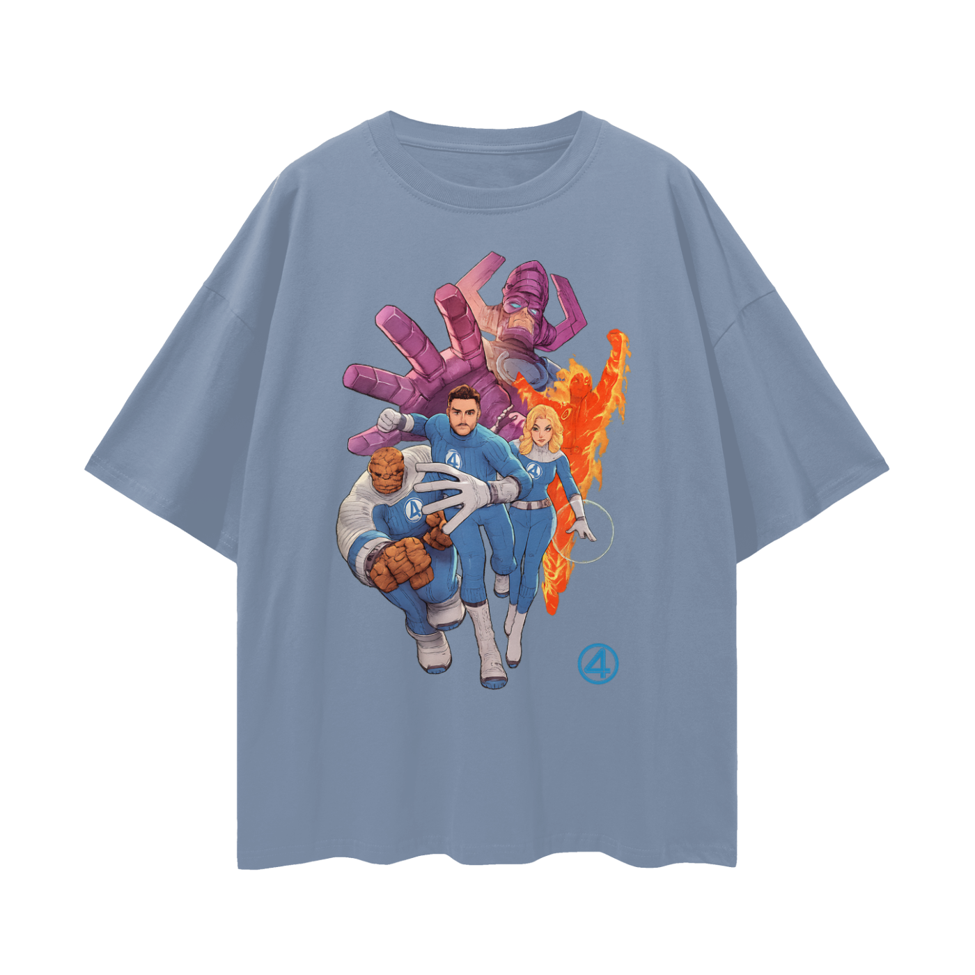 Vintage Like Galactus Fantastic 4 Graphic Oversized T Shirt