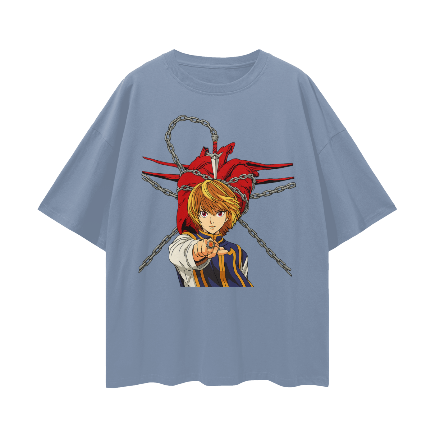 Vintage/Y2K Hunter x Hunter Kurapika's Chain Anime Graphic T Shirt