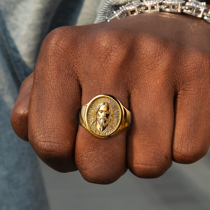 Face Of Jesus Ring