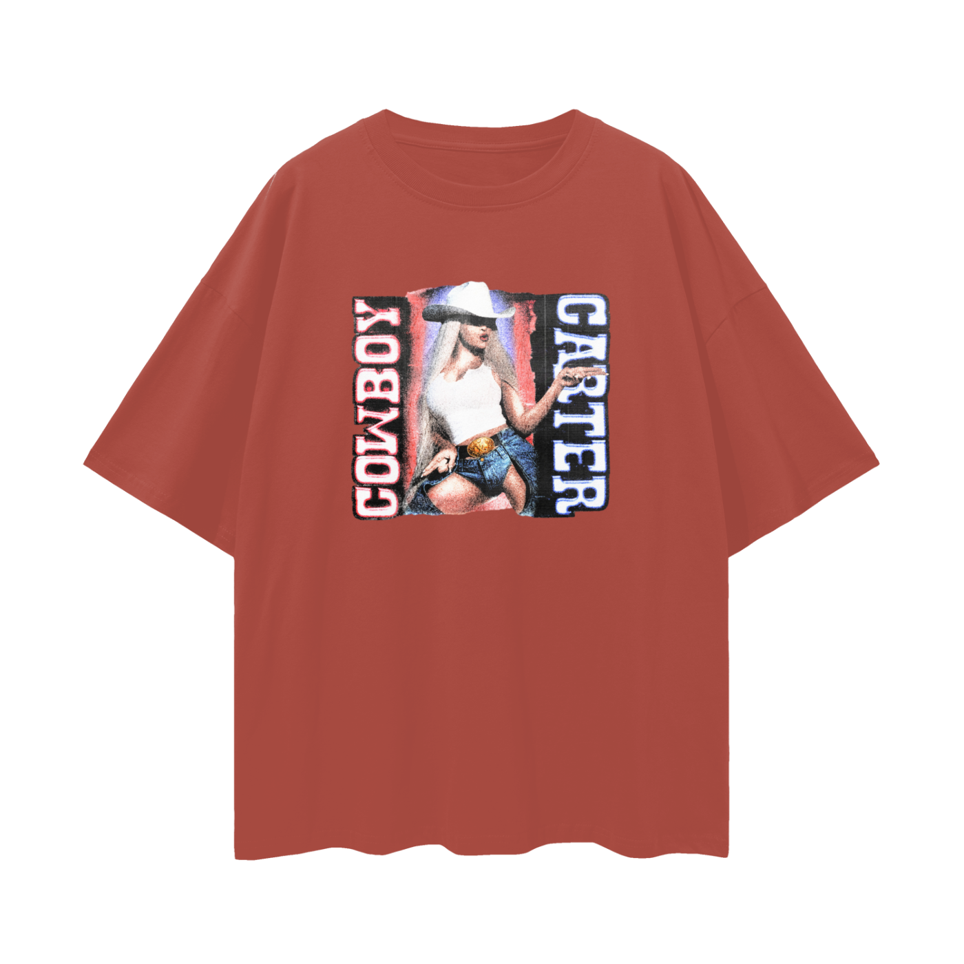 Vintage Like Beyonce Cowboy Carter Graphic Oversized T Shirt