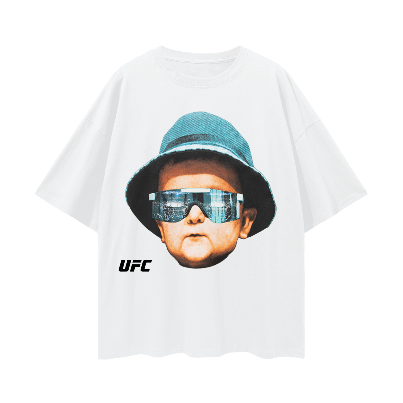 Vintage Like UFC Hasbulla Graphic Oversized T Shirt