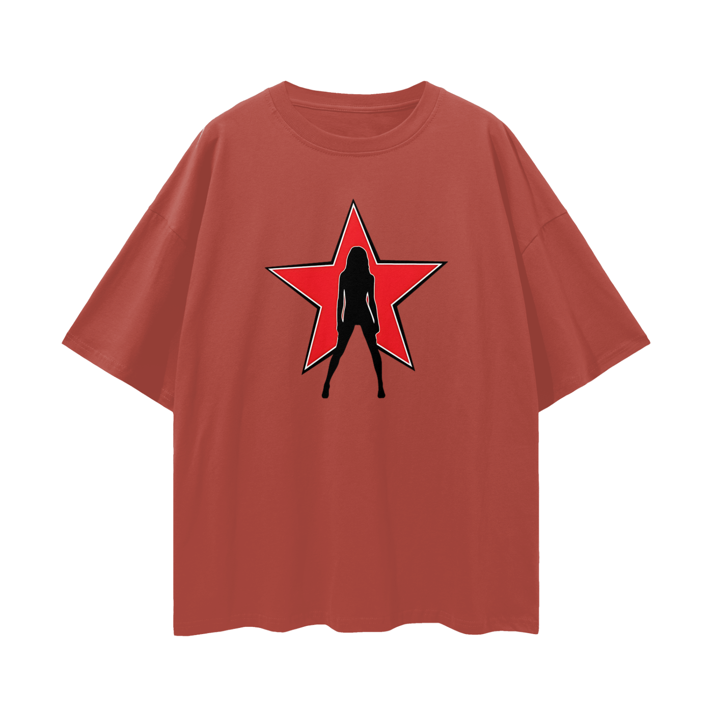 Vintage/Y2K Star Lady Oversized T Shirt