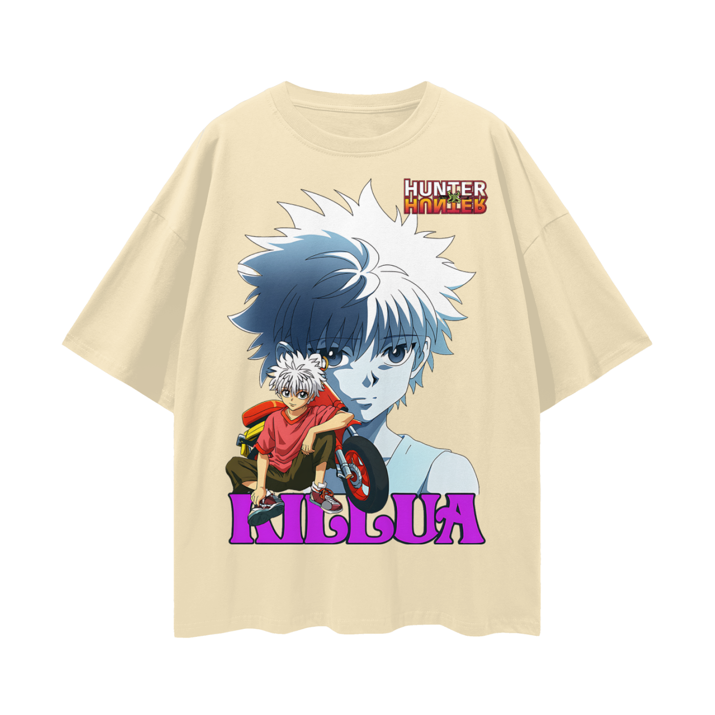 Vintage/Y2K Hunter X Hunter Killua Anime Graphic Oversized T Shirt