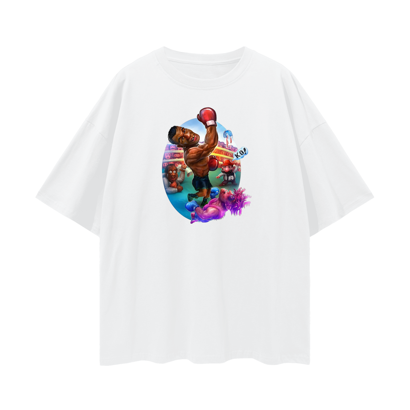 Vintage Like Mike Tyson Cartoon Oversized T Shirt