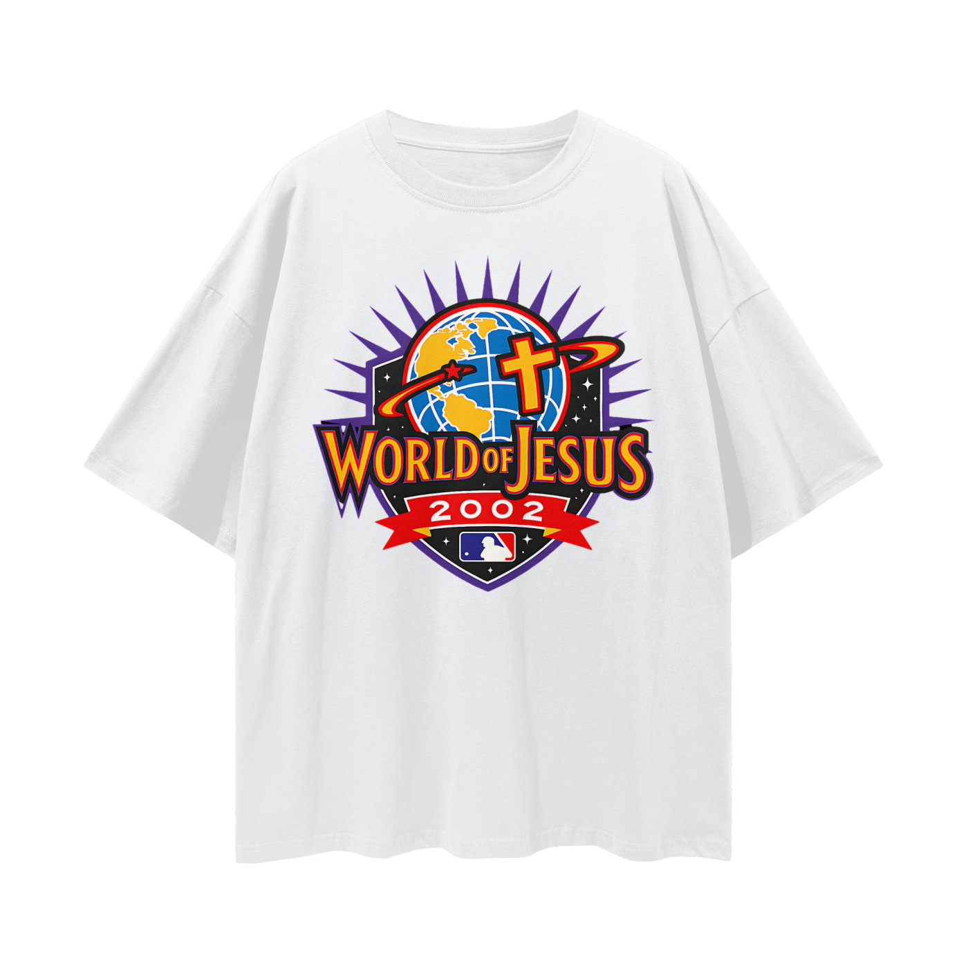 Vintage/Y2K Religious World Of Jesus World Series Graphic T Shirt