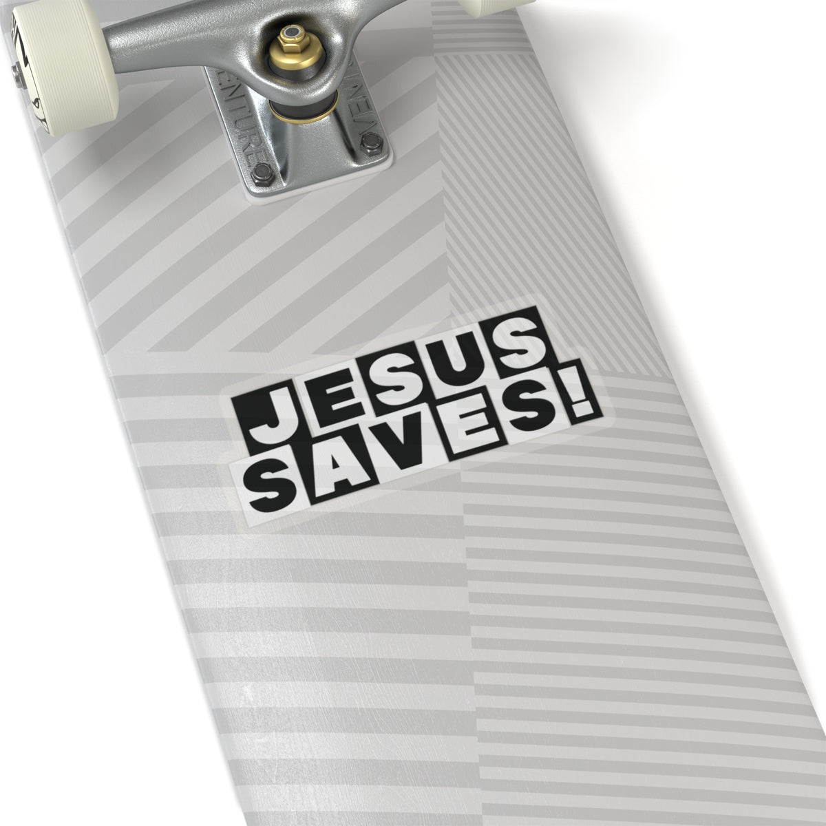 Religious Jesus Saves Cartoon Network Sticker