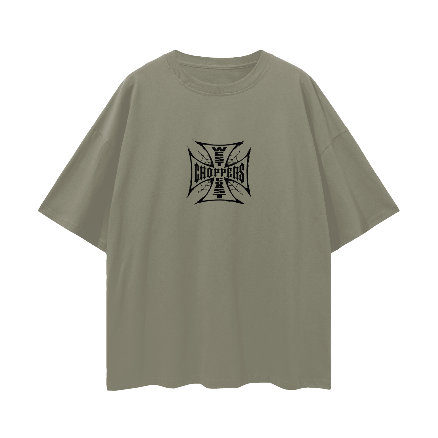 Vintage/Y2K Style West Coast Choppers Web Oversized T Shirt