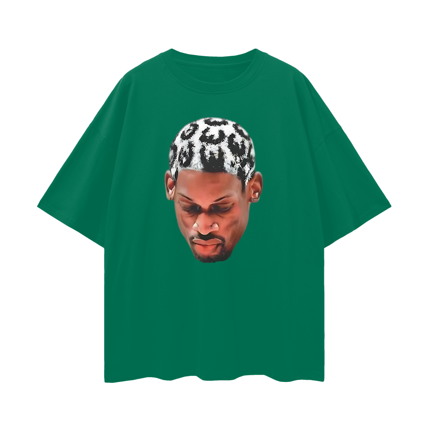 Vintage Like Dennis Rodman Cheetah Head Oversized T Shirt