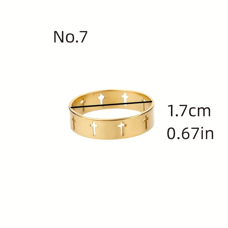 Religious Jesus Cross Ring
