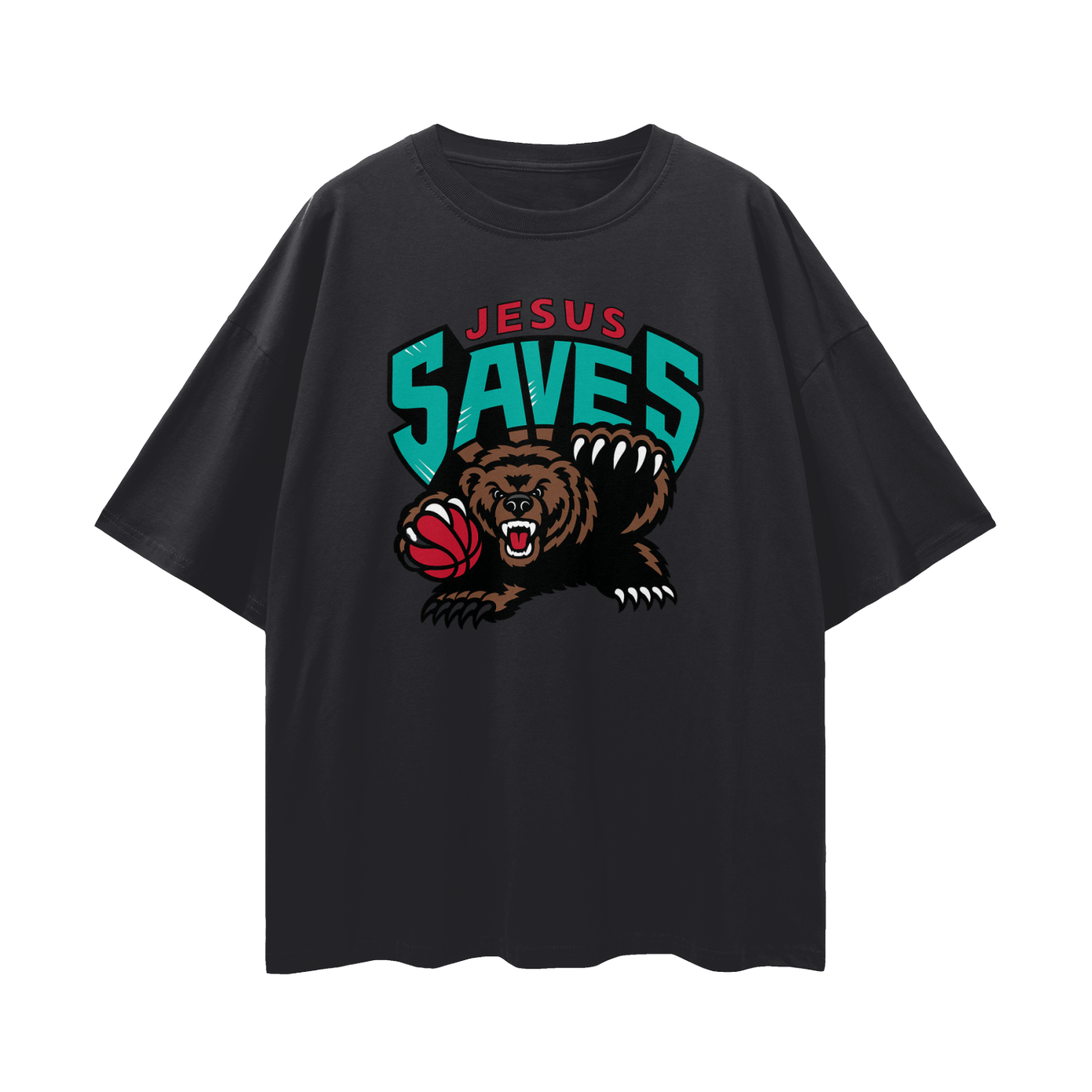 Religious Vintage/Y2K Jesus Saves Oversized T Shirt