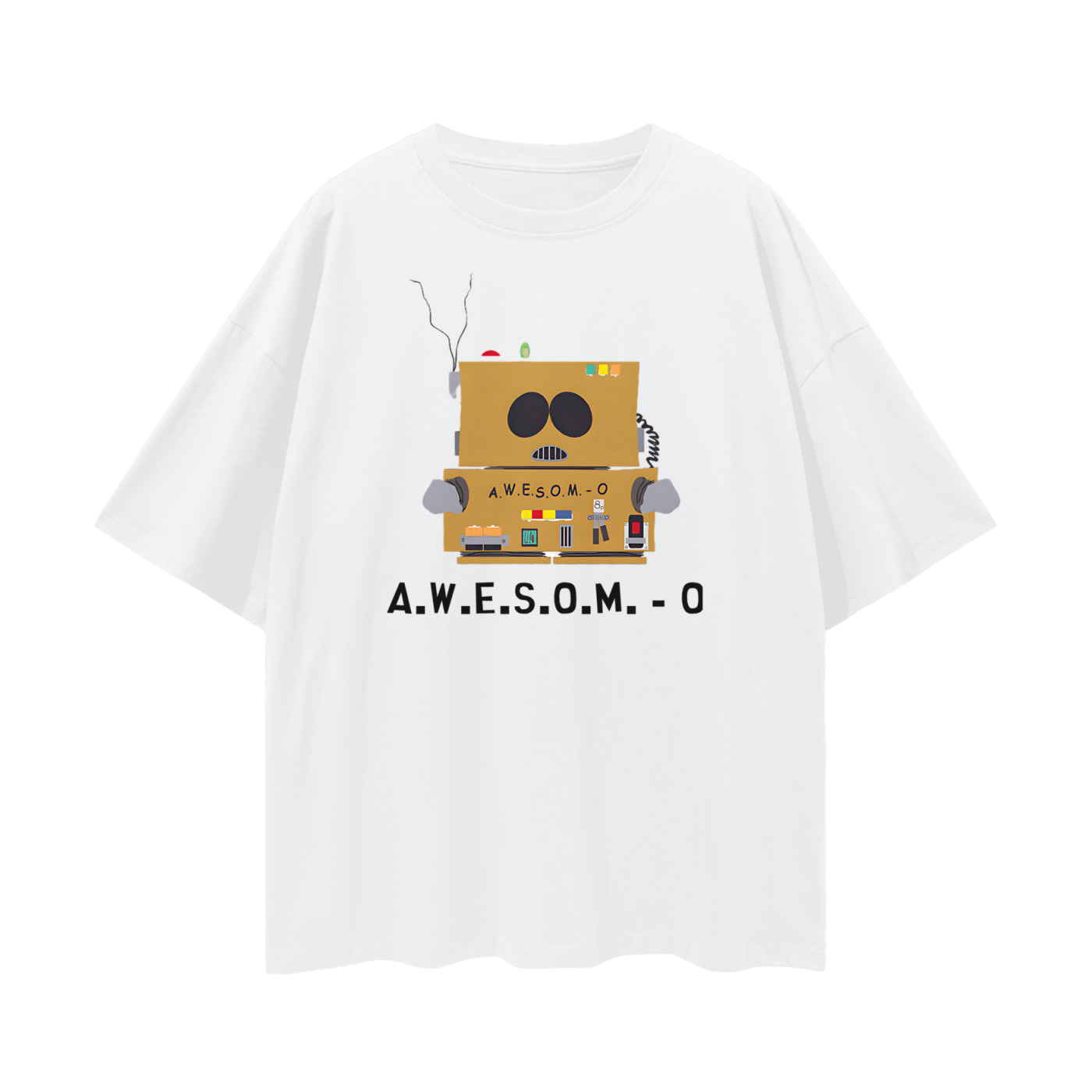 Vintage Like Funny South Park Cartman Awesom-o Oversized T Shirt