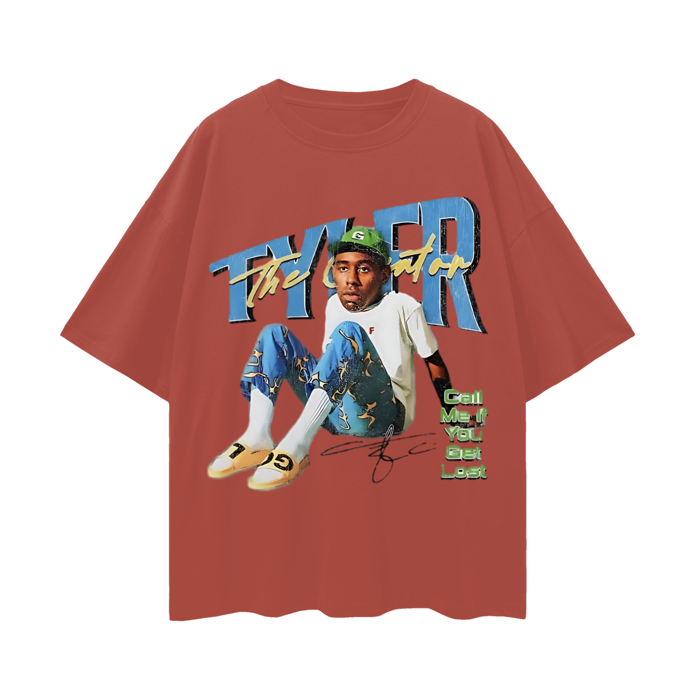 Tyler The Creator Call Me If You Get Lost Album Graphic Oversized T Shirt
