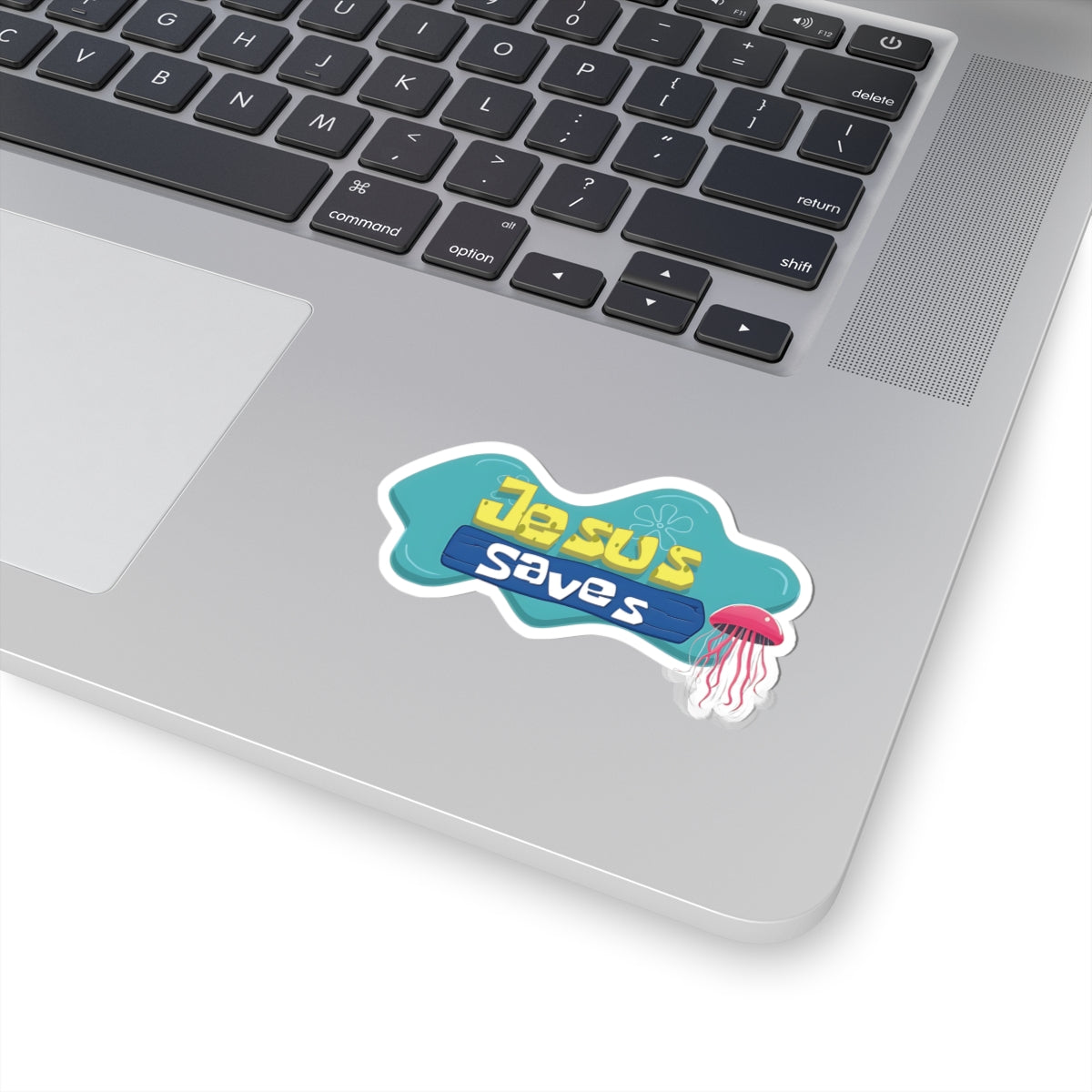 Religious Jesus Saves Spongebob Sticker