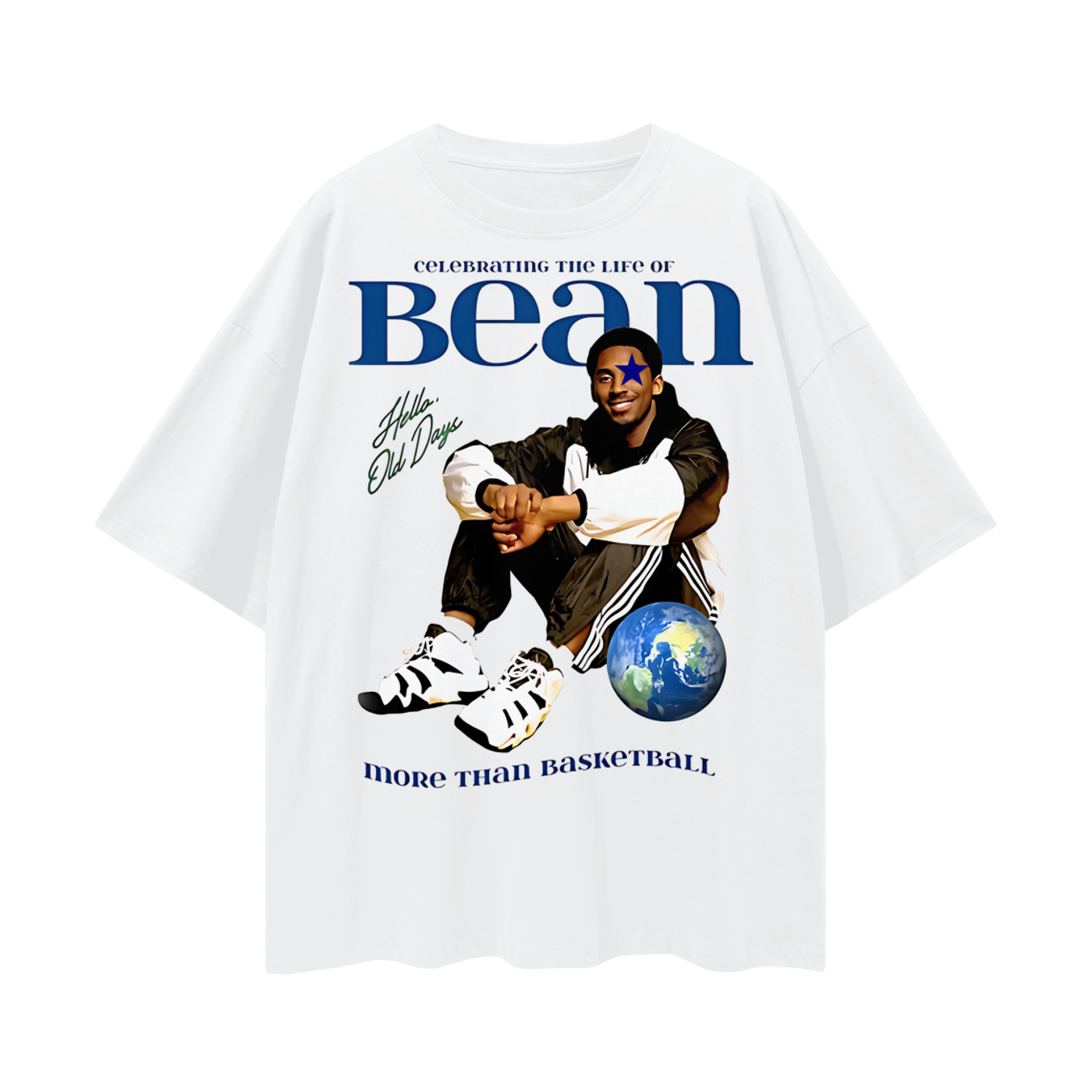 Vintage Like Kobe Bean Oversized T Shirt