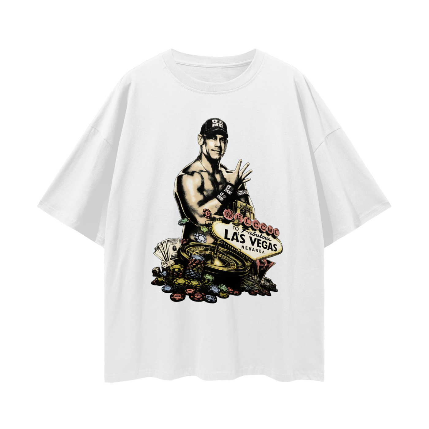 Vintage/Y2K John Cena Las Vegas Graphic T Shirt
