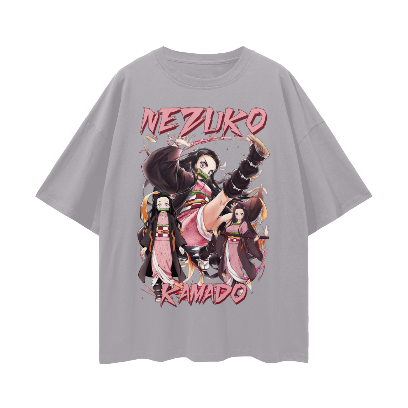 Vintage/Y2K Demon Slayer Anime Nezuko Oversized T Shirt