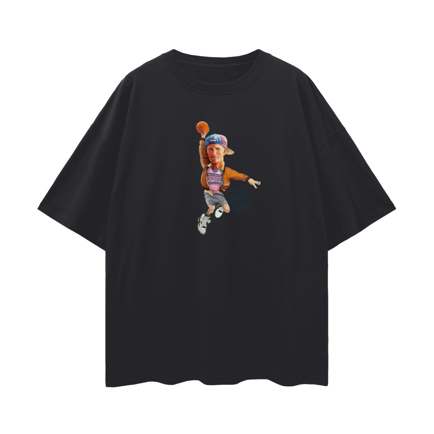 White Men Can't Jump 90s Vintage Like Graphic Oversized T Shirt