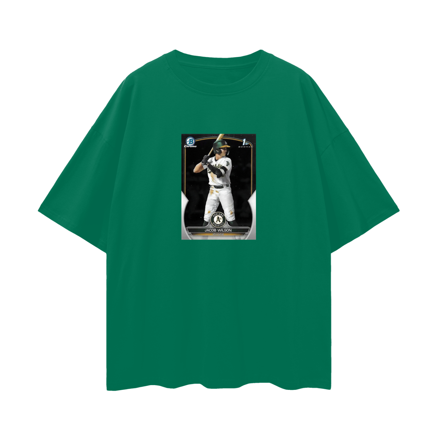 Jacob Wilson Athletics 1st Bowman T Shirt Vintage Like Graphic Oversized T Shirt