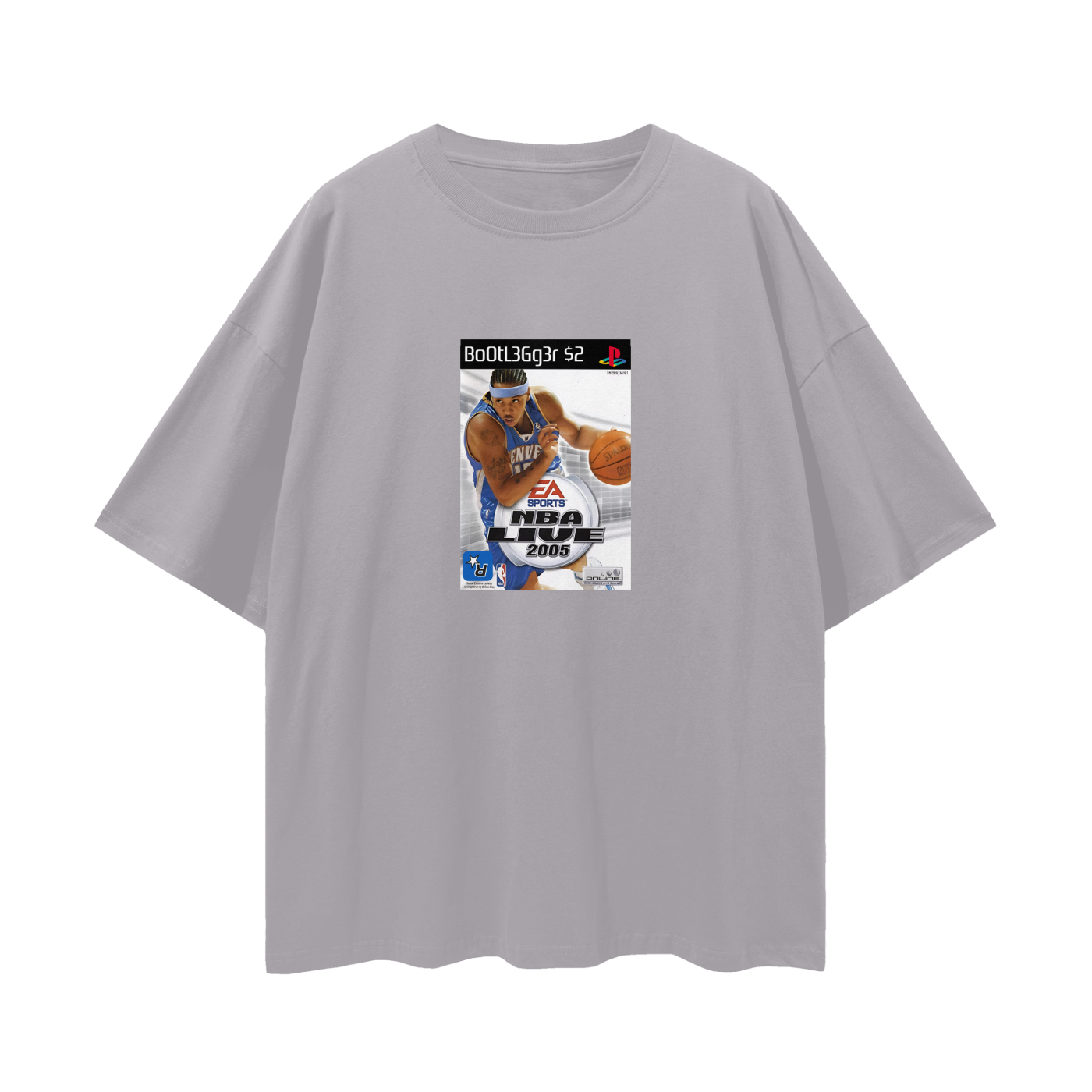 Vintage/Y2K PS2 Nba Live 2005 Bootlegger Oversized T Shirt