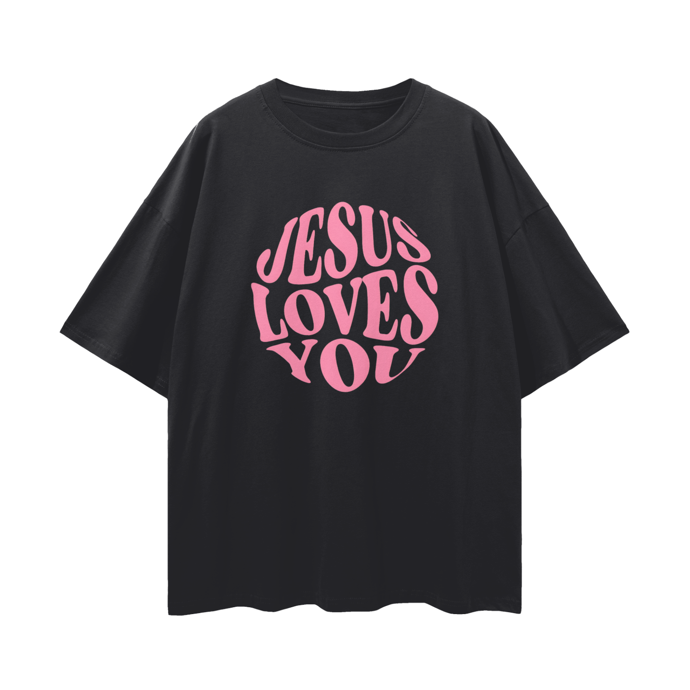 Religious Vintage/Y2K Jesus Loves You Oversized T Shirt