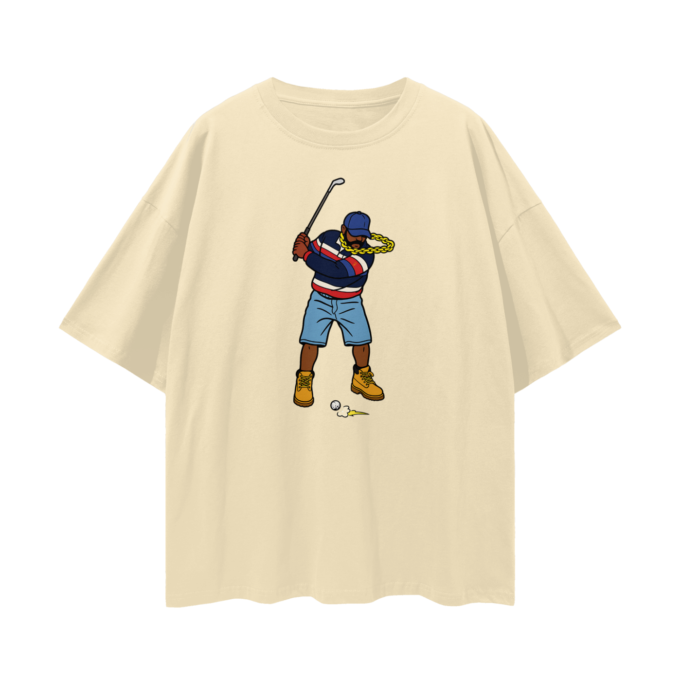 Vintage/Y2K Swingman Golf Streetwear Oversized T Shirt