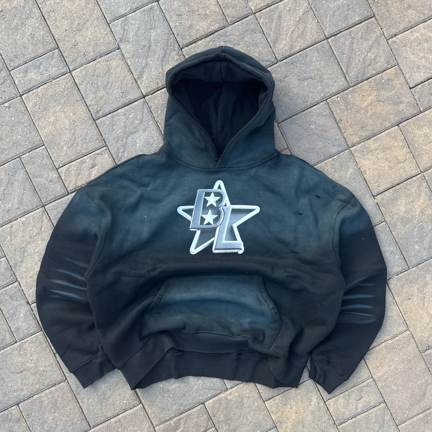 BootL3gg3r Sun Faded Boxy Hoodie