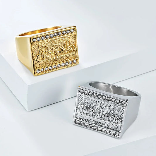 Last Supper Ring Jesus Christ Religious Ring