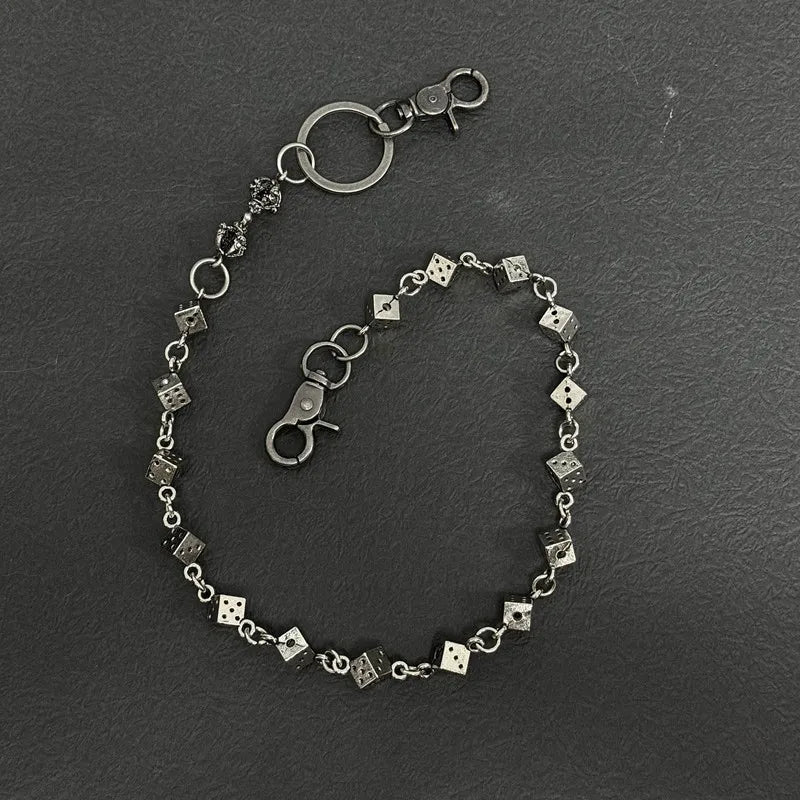 Vintage Dice Wallet Chain
