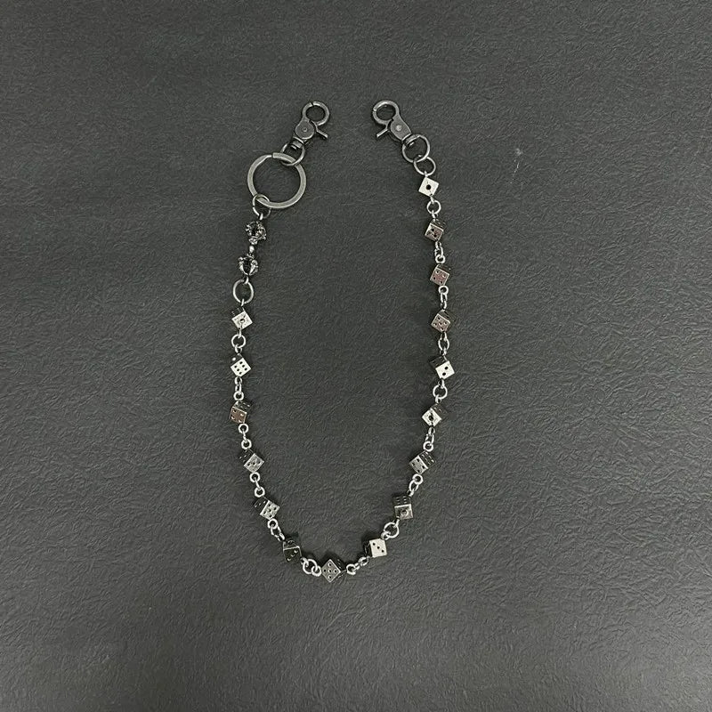 Vintage Dice Wallet Chain