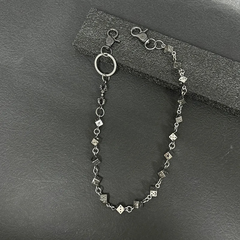 Vintage Dice Wallet Chain
