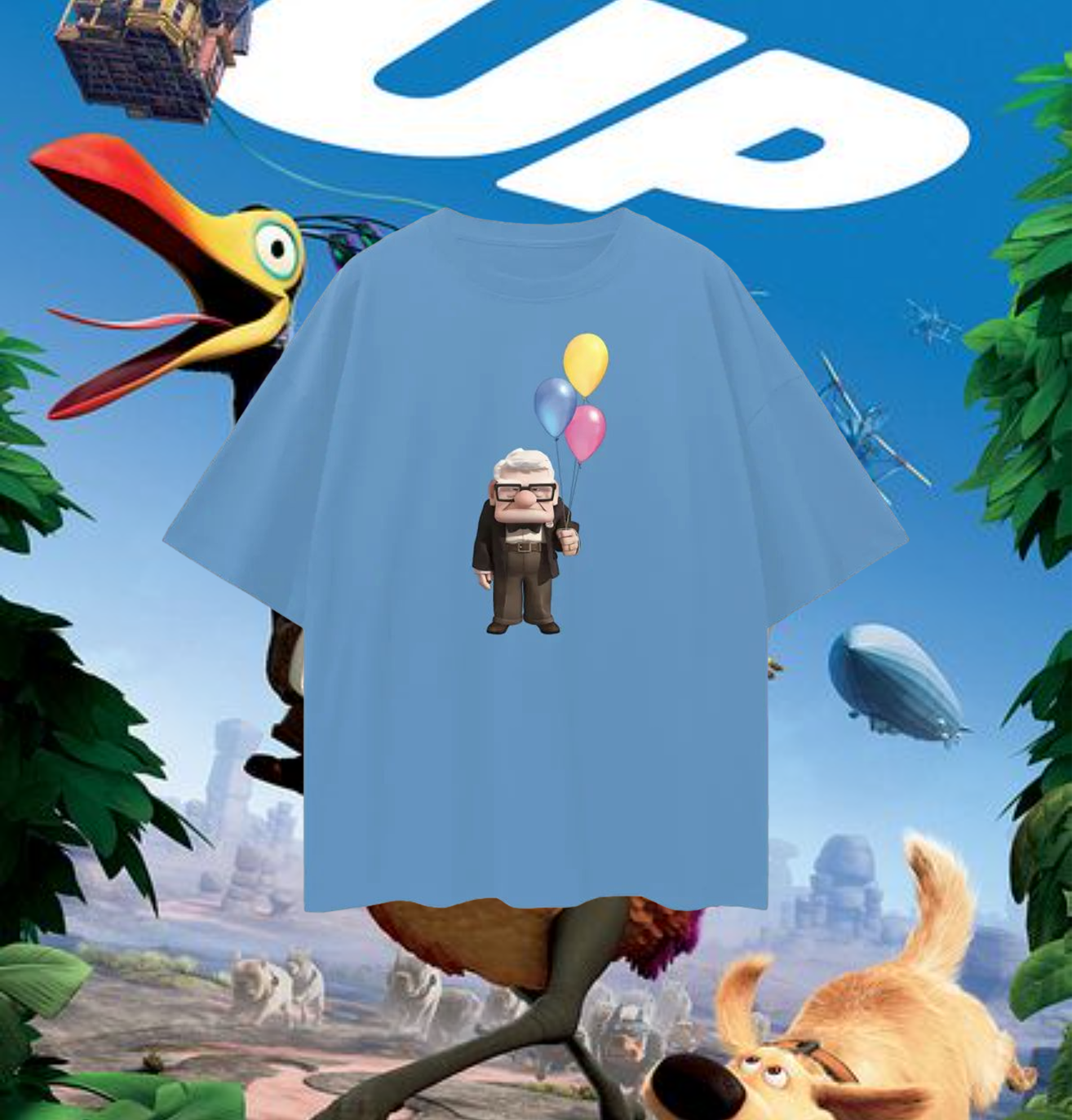Carl Fredrickson From Up Movie T Shirt