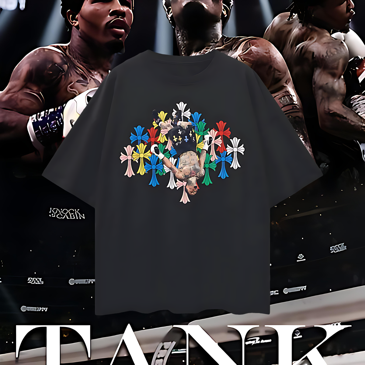 Chrome Heart Gervonta Davis Oversized T Shirt