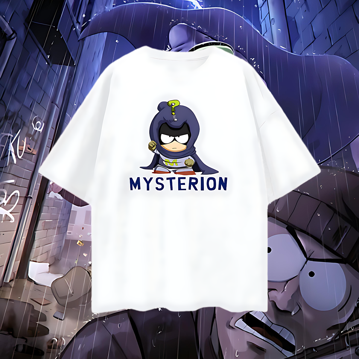 Vintage Like South Park Mysterion Oversized T Shirt