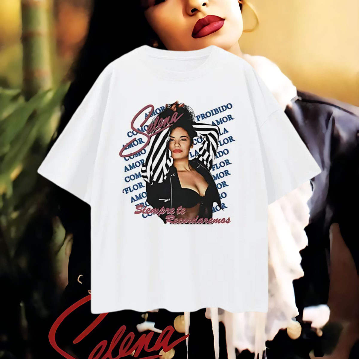 Vintage Like Selena Rap Oversized T Shirt
