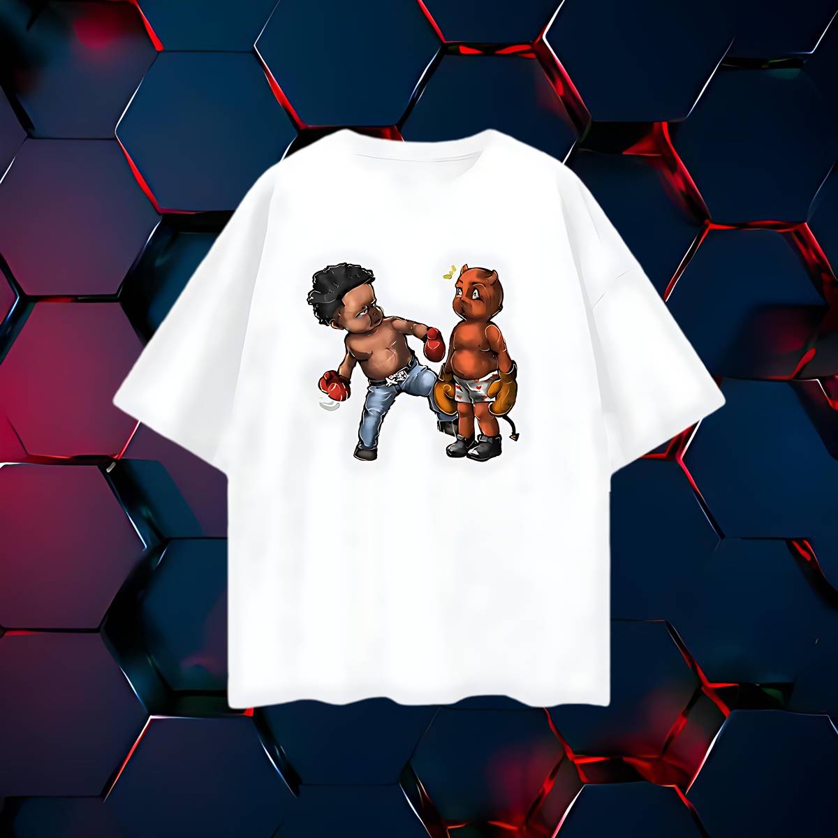 Vintage Like Beating Up The Devil Oversized T Shirt