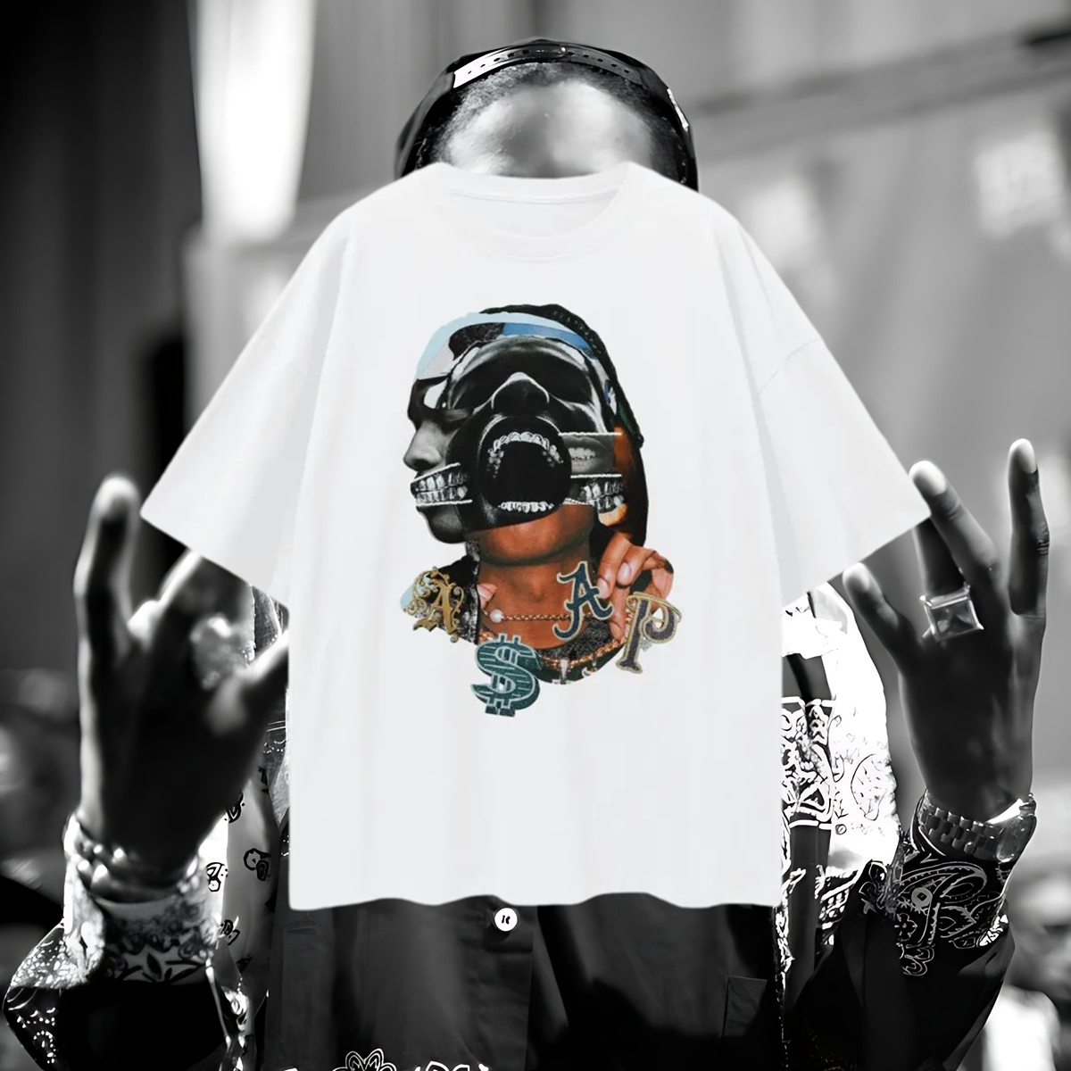 Vintage Like Asap Rocky Oversized T Shirt