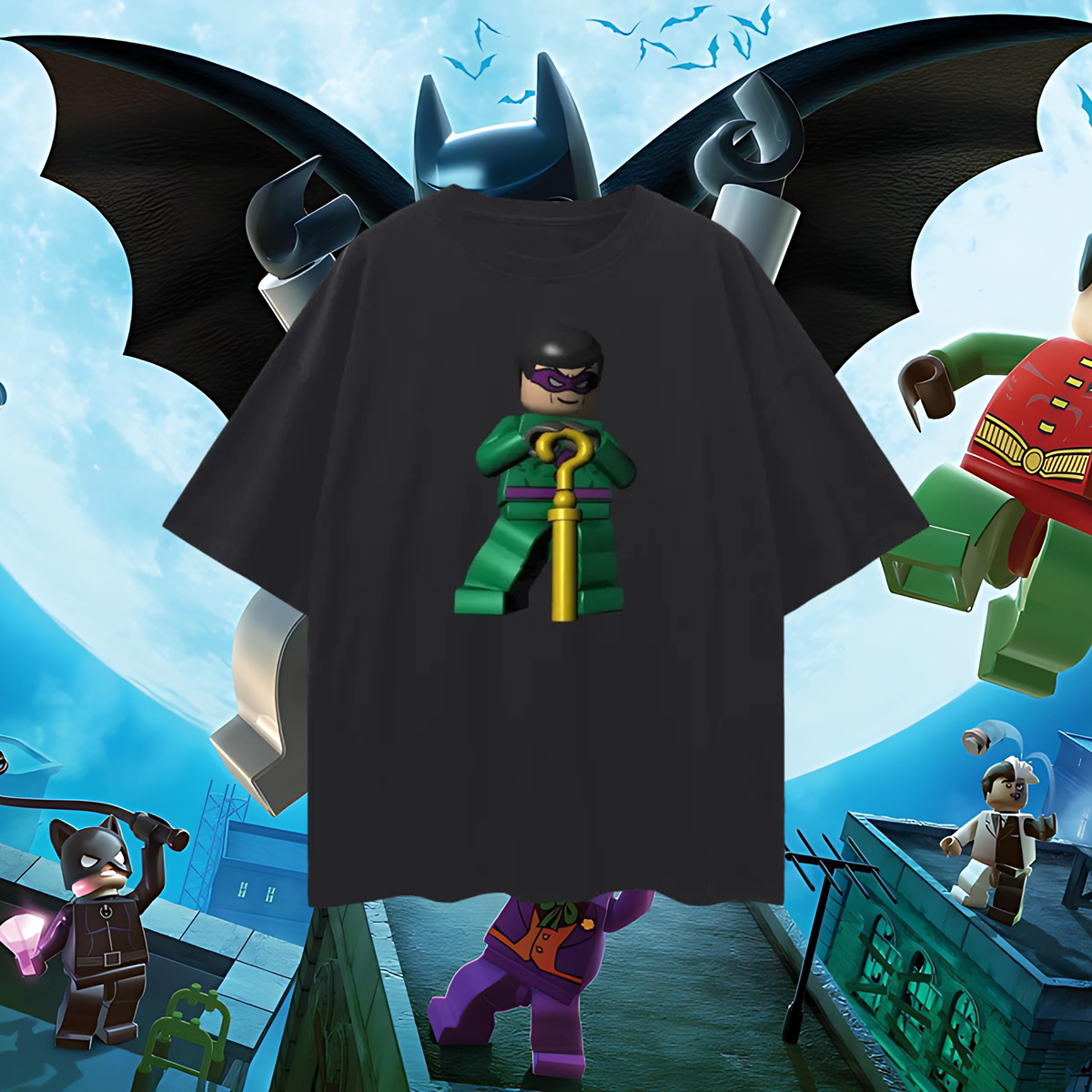 Vintage Like The Riddler Lego Batman Oversized T Shirt