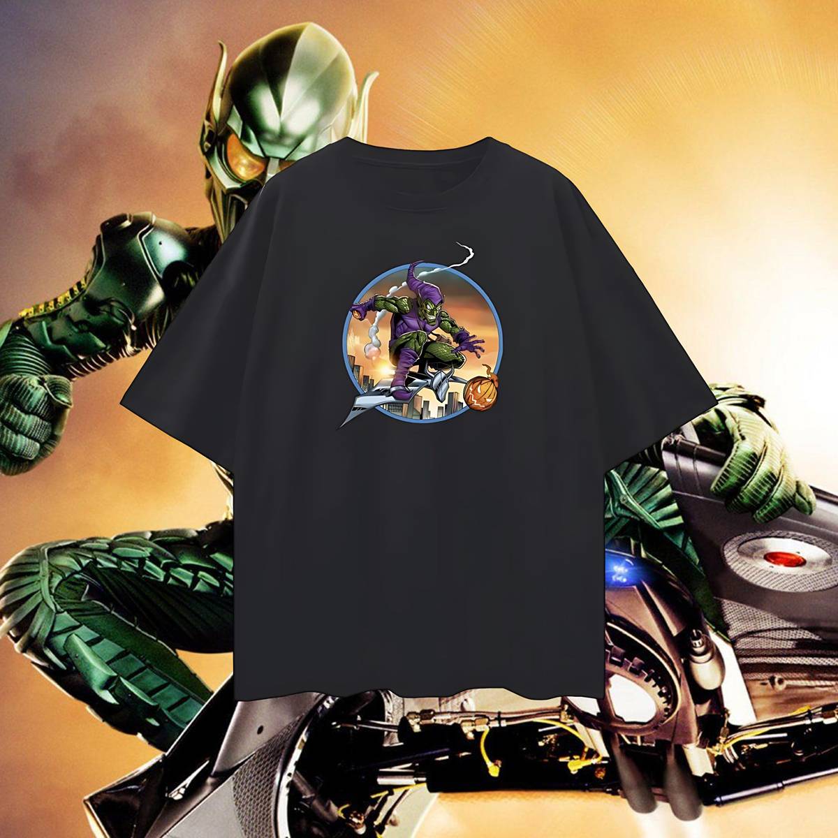 Vintage Like Spiderman Green Goblin Oversized T Shirt
