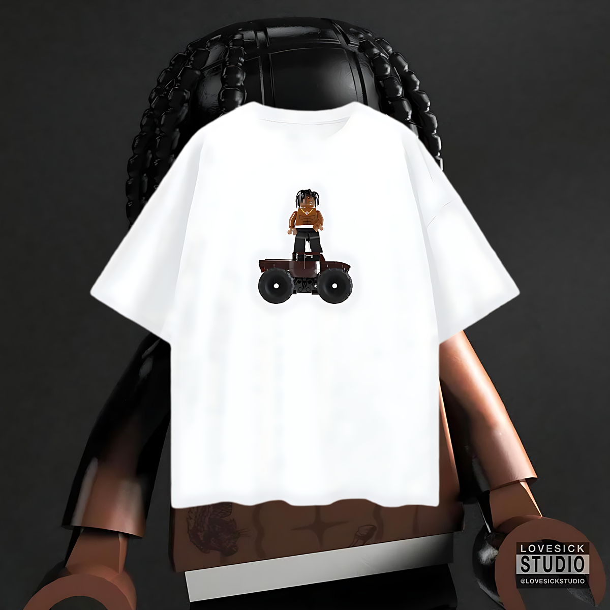 Vintage Like Travis Scott Lego Rodeo Oversized T Shirt