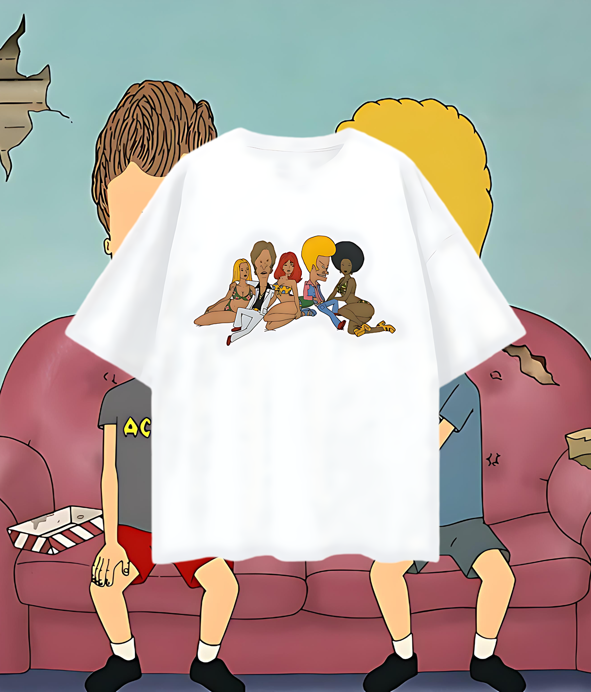 Vintage Like Beavis & Butthead Oversized T Shirt