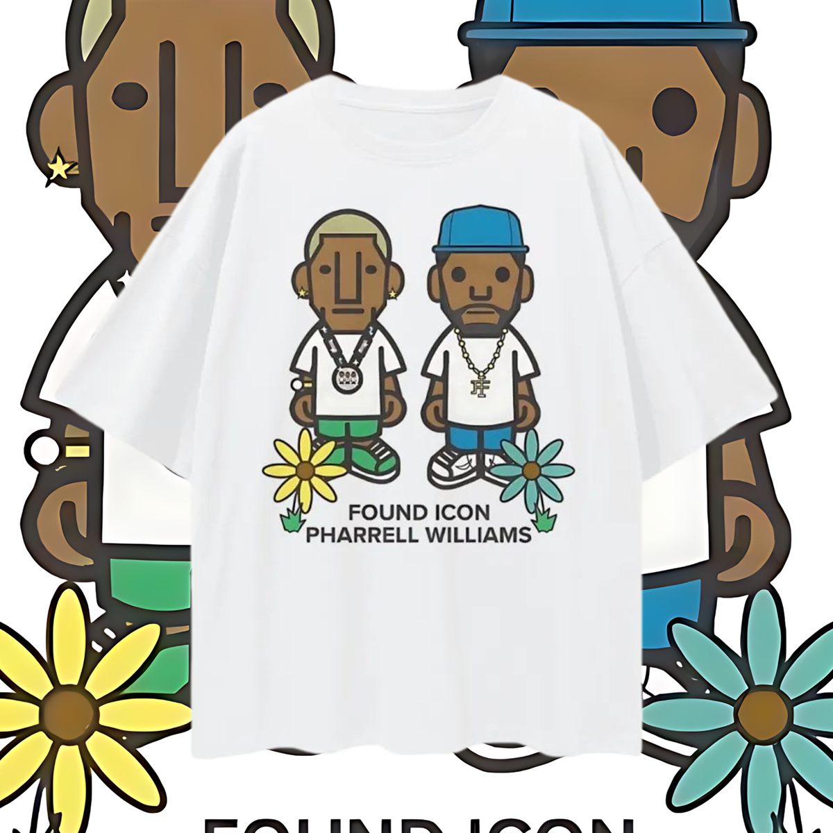 Vintage Like Pharrell Williams Icon Oversized T Shirt